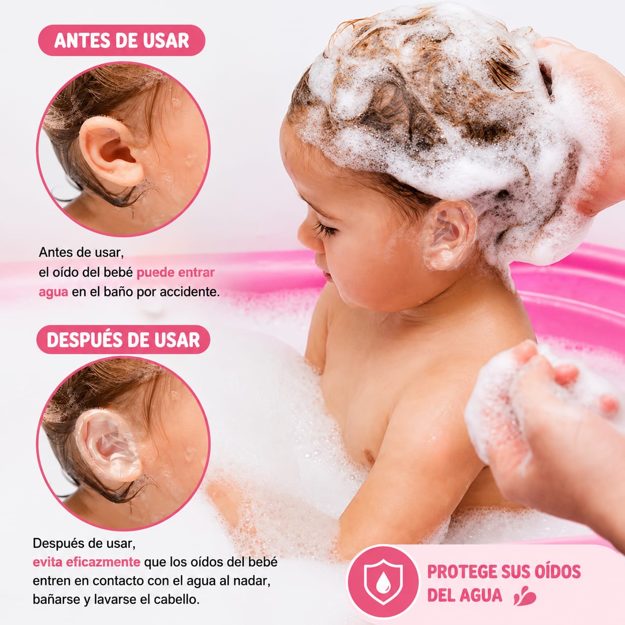 Parches Impermeables para Oídos®